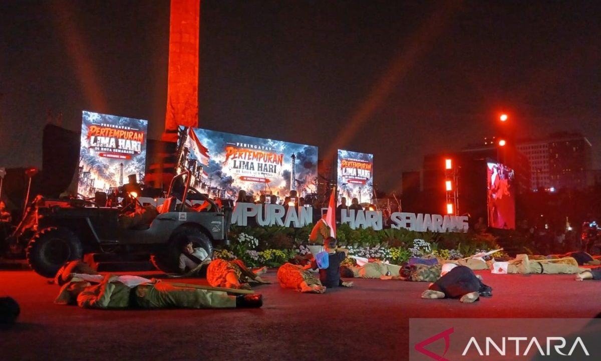 Peringatan Pertempuran 5 Hari Semarang dimeriahkan fragmentasi teater