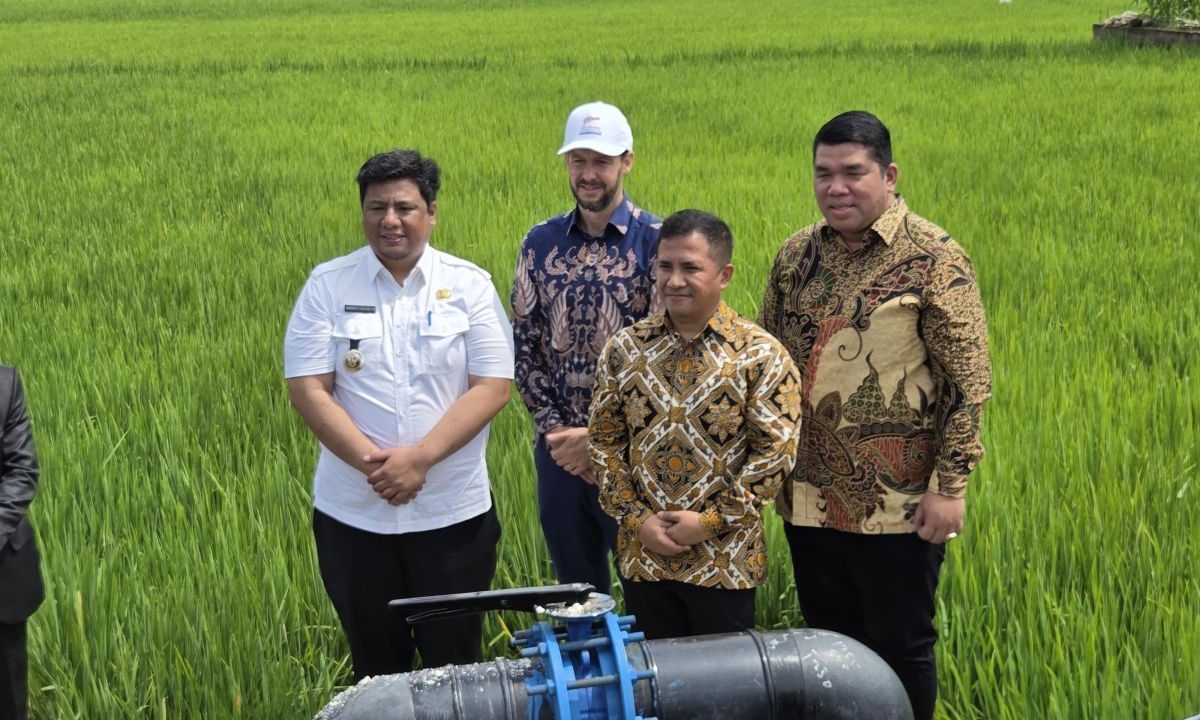 Pemerintah meresmikan PATS Samosir guna irigasi 82 hektare sawah