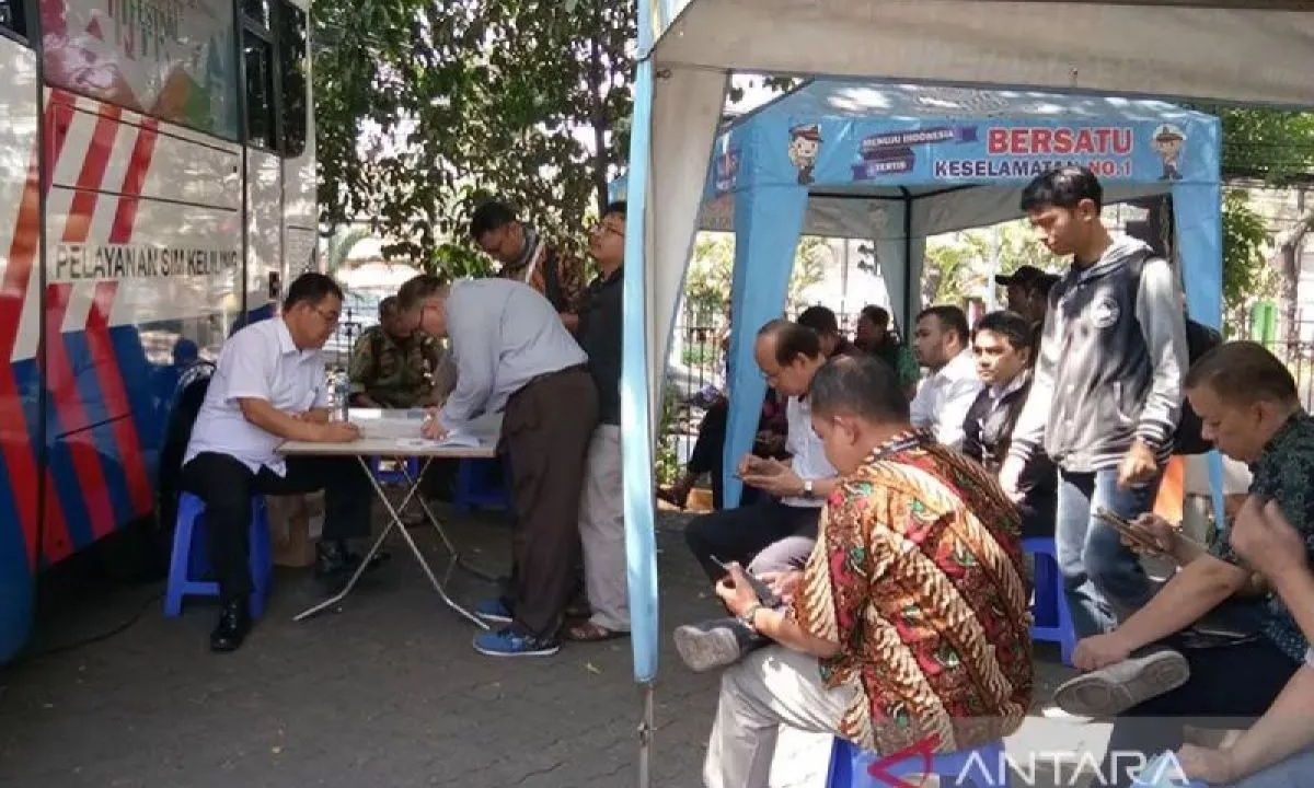 Sabtu, SIM Keliling tersedia di lima lokasi Jakarta