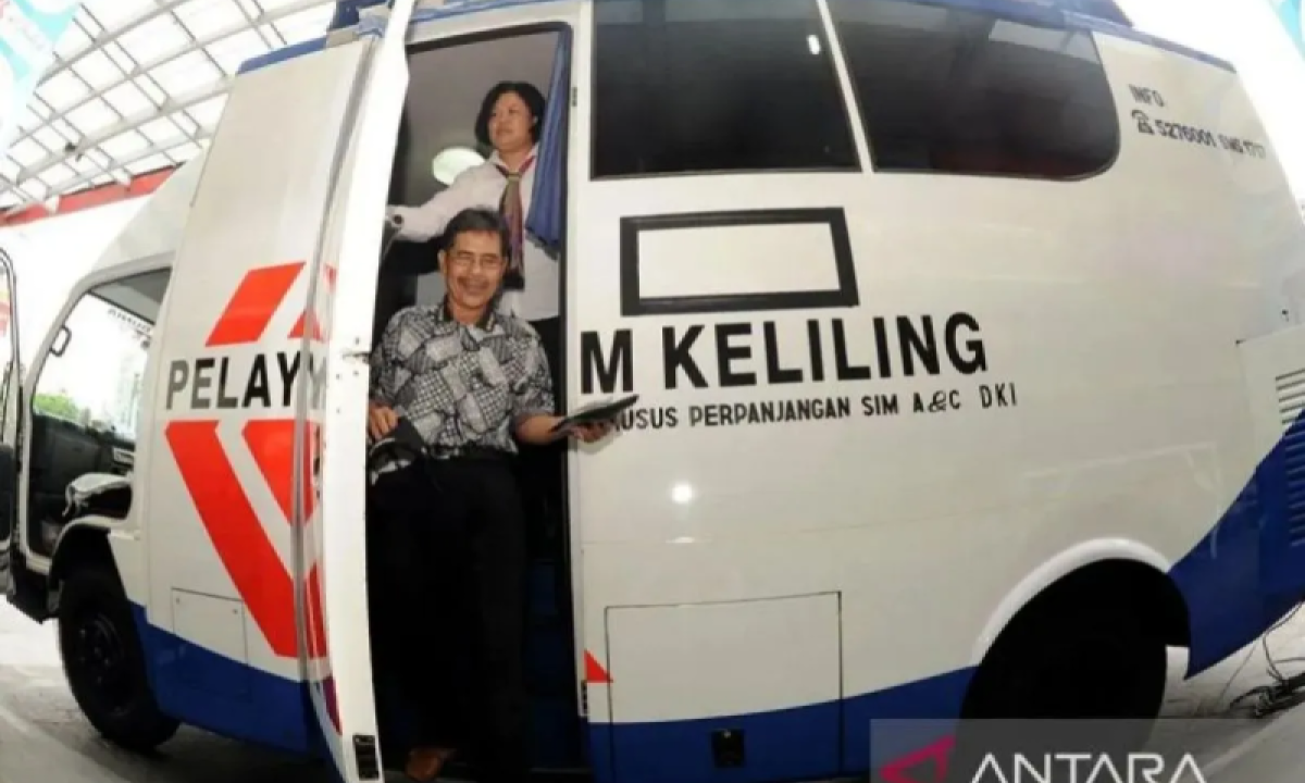 Minggu, SIM Keliling tersedia di dua lokasi Jakarta