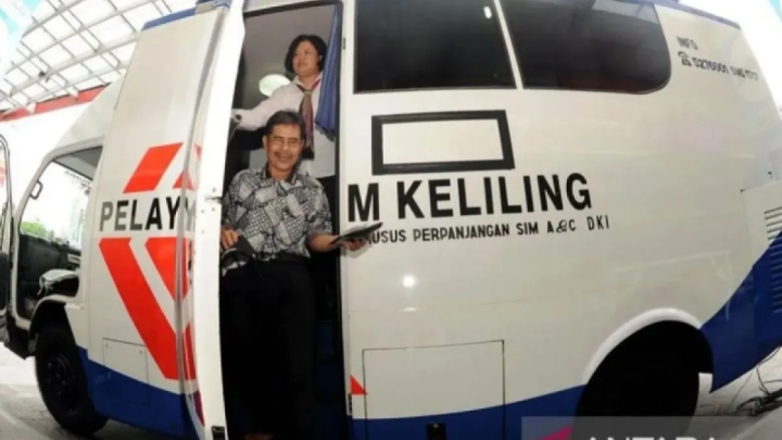 Minggu, SIM Keliling tersedia di dua lokasi Jakarta