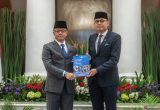 Sugiono resmi serahkan jabatan menlu ke Arrmanatha Nasir