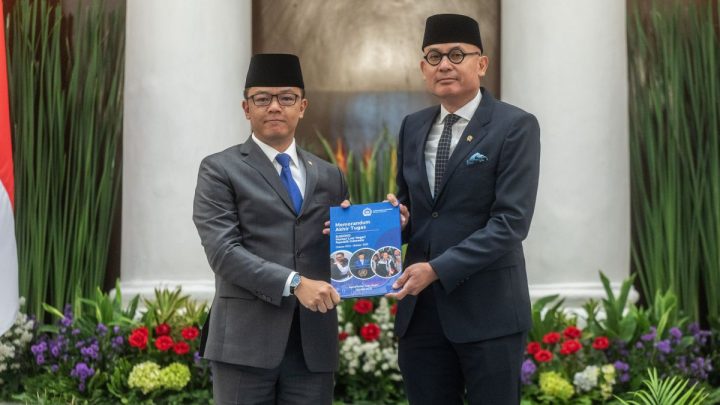 Sugiono resmi serahkan jabatan menlu ke Arrmanatha Nasir