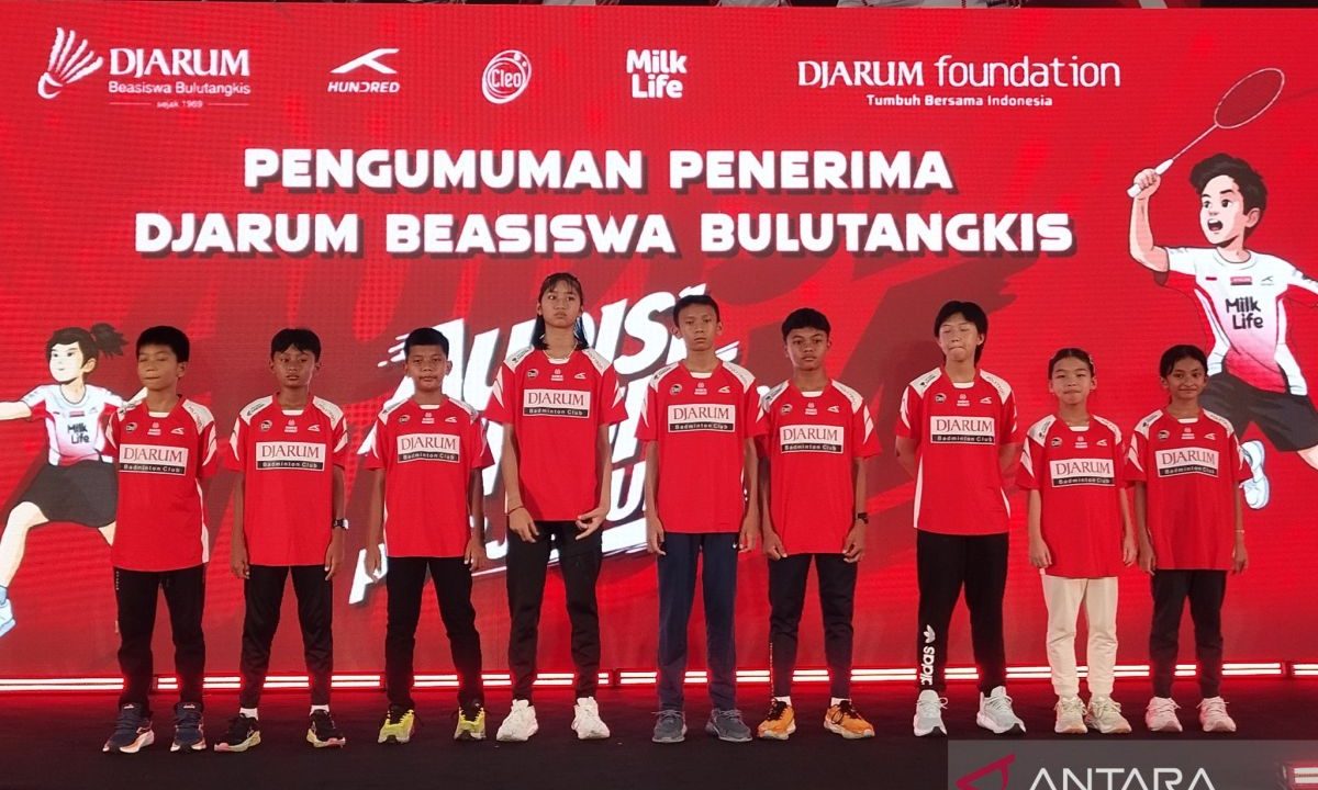 Sembilan atlet dari berbagai daerah raih Beasiswa Bulutangkis 2026