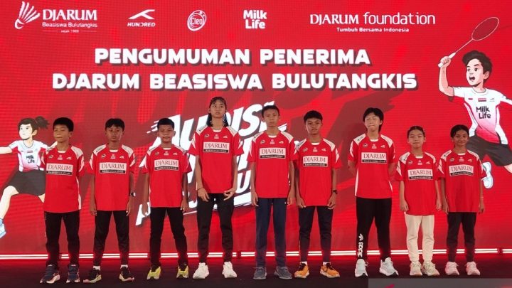 Sembilan atlet dari berbagai daerah raih Beasiswa Bulutangkis 2026