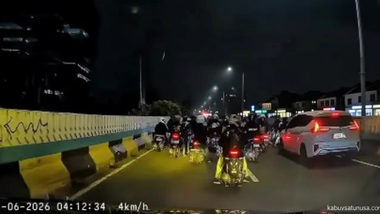 Historic Moment: Viral Balap liar di Jalan Layang Antasari, Polisi Buru Pelaku