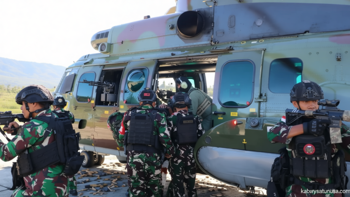 Solving Problems: Tinjau Latihan Kesiagaan II Kodau III ‘Maleo Perkasa’ 2026, Kaskoopsudnas Apresiasi Profesionalisme Prajurit