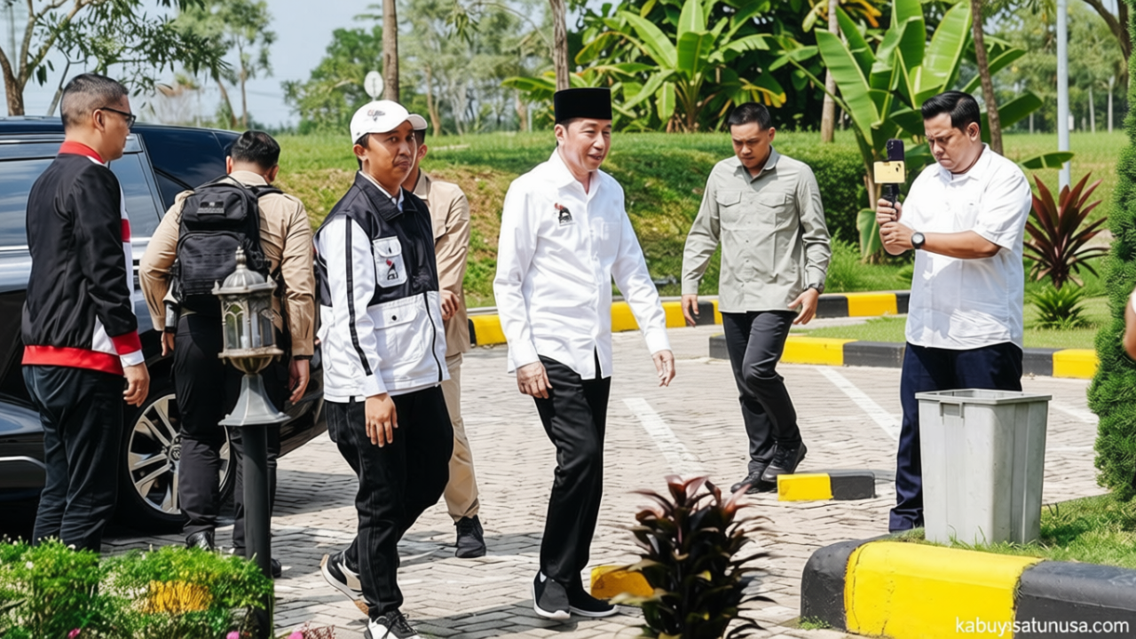 Meeting Results: Sebelum Blusukan di Lampung, Jokowi Pilih Salat Jumat di Masjid Al Hikmah