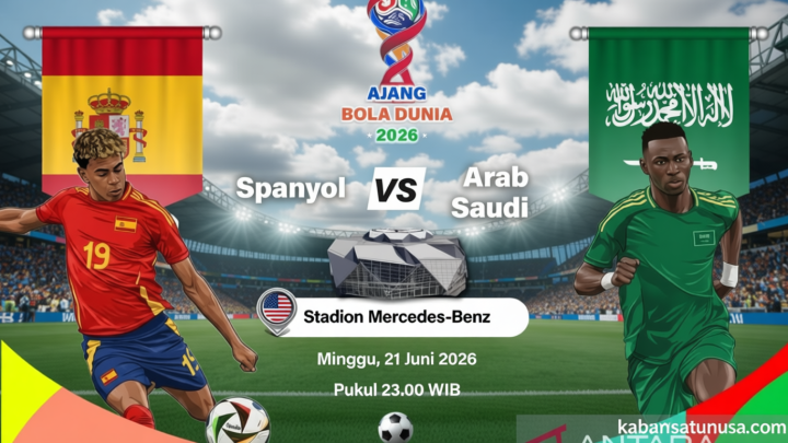 Key Strategy: Lamine Yamal Starter! Spanyol Turunkan Skuad Penuh Hadapi Arab Saudi di Piala Dunia 2026