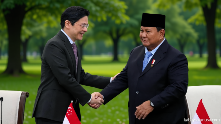 Main Agenda: Prabowo: Indonesia-Singapura Sepakat Jaga Keamanan Selat Malaka