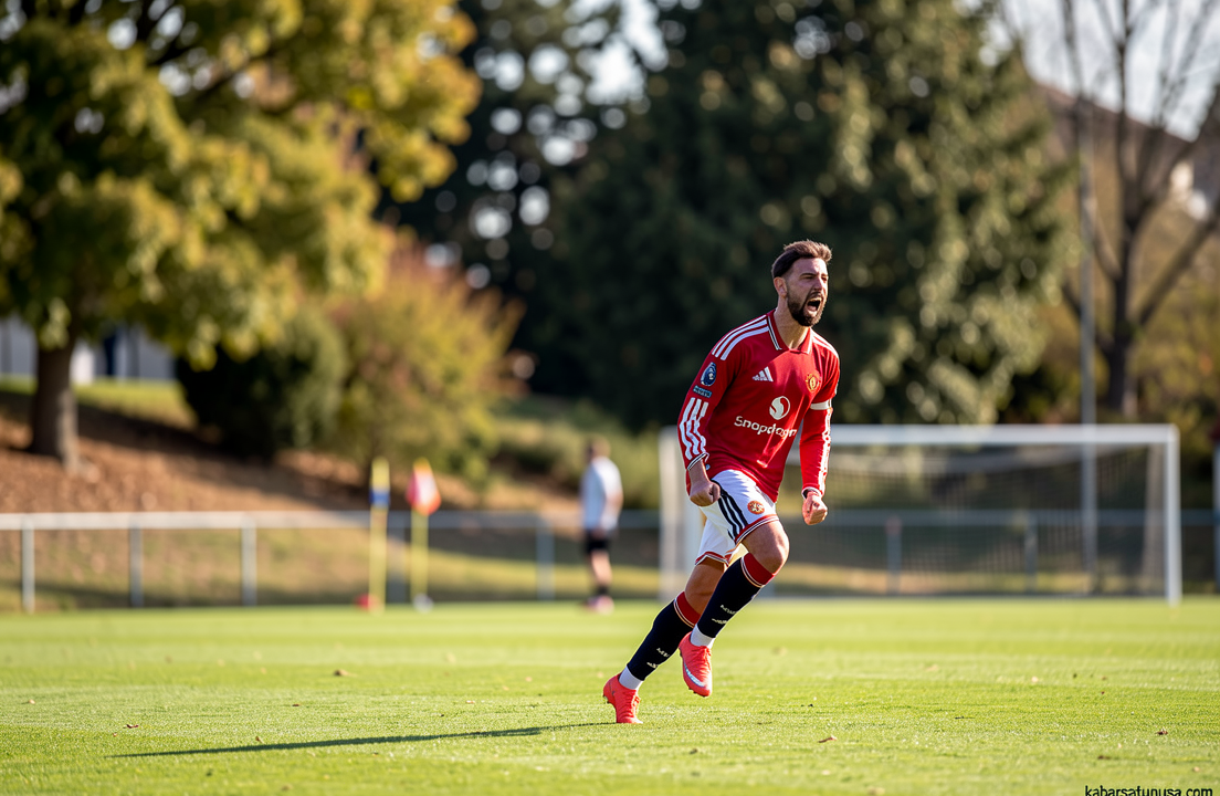 Bruno hattrick, MU raih kemenangan pertama setelah hajar Ipswich 5-2
