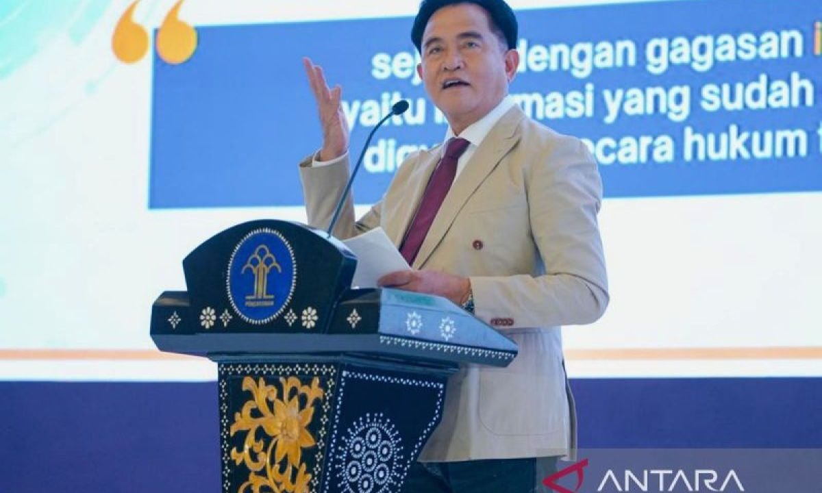 Menko Yusril tegaskan bukan penulis buku “Islam ala Prabowo”