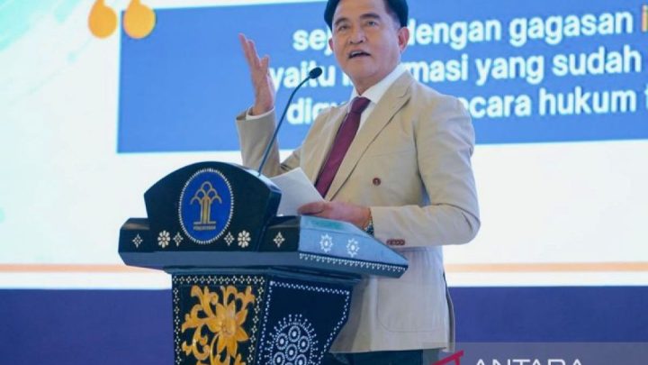 Menko Yusril tegaskan bukan penulis buku “Islam ala Prabowo”