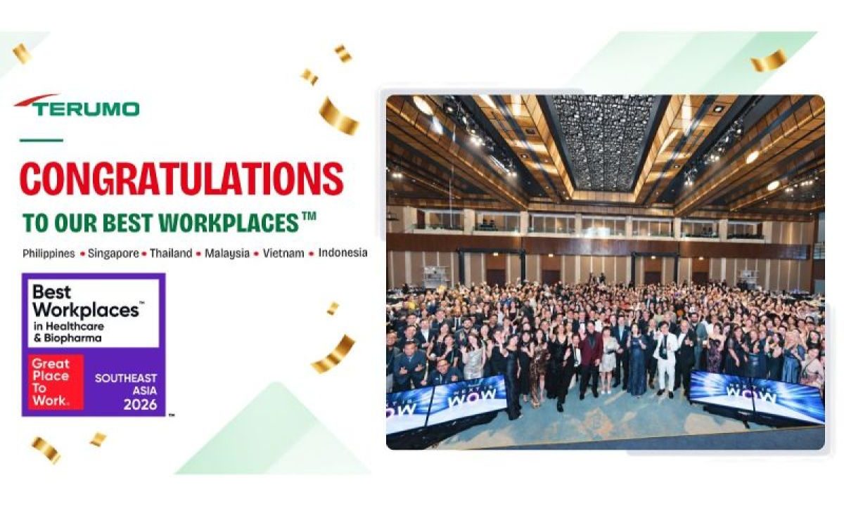 Enam Negara yang Jadi Wilayah Operasional Terumo di Asia Pasifik Raih Sertifikasi Best Workplaces™ dari Great Place To Work®