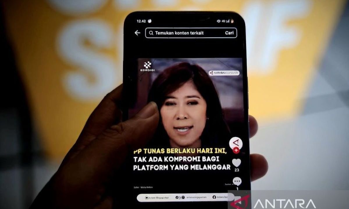 Komdigi rilis 22 platform berisiko tinggi bagi anak, ini daftarnya