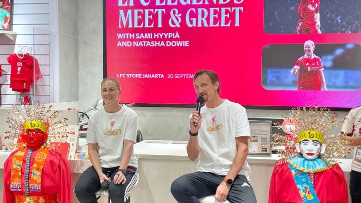 Sami Hyypia dan Natasha Dowie sapa penggemar Liverpool di Jakarta