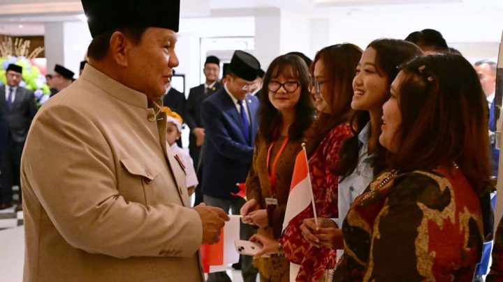Prabowo disambut hangat mahasiswa dan diaspora Indonesia di India