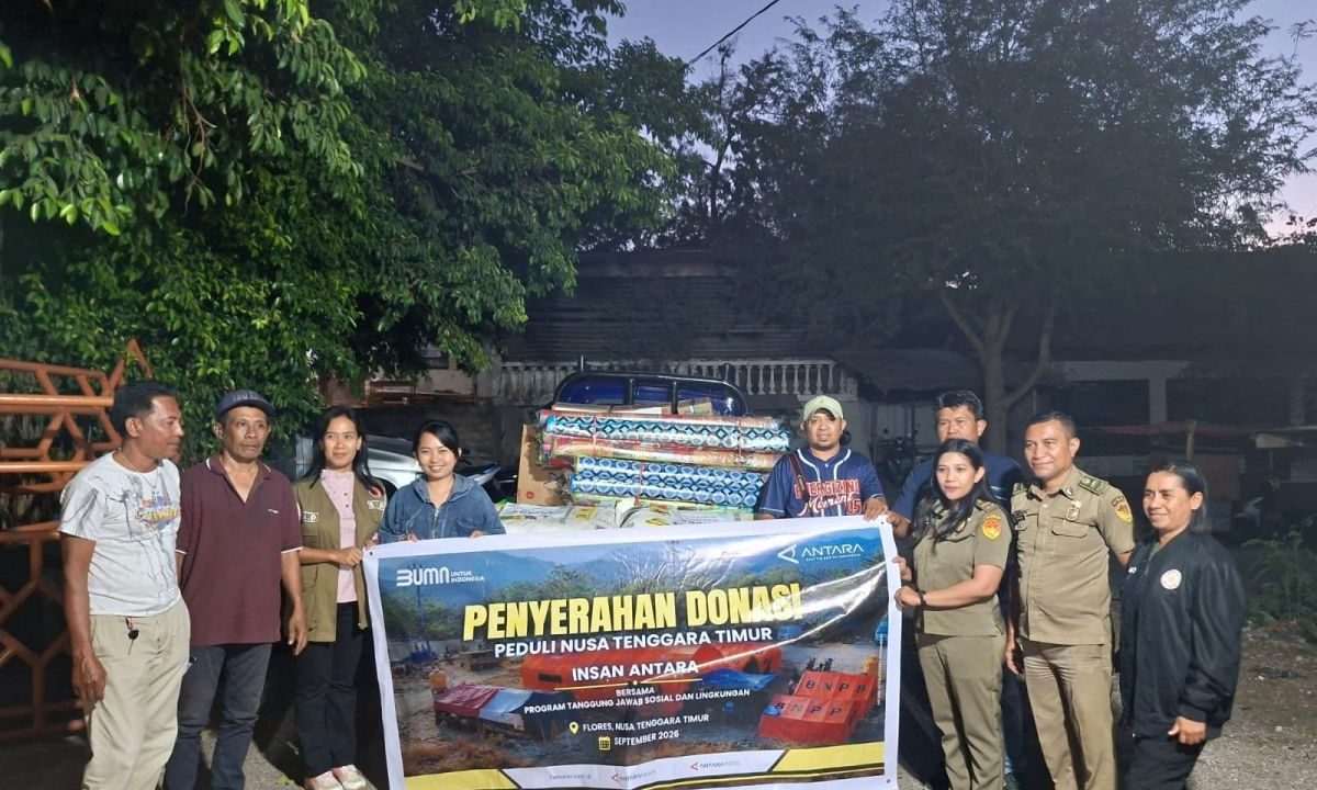 ANTARA salurkan bantuan untuk korban gempa di Flores