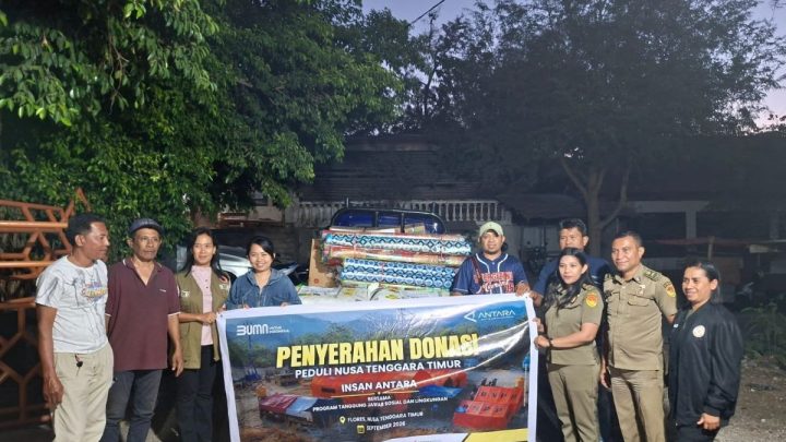 ANTARA salurkan bantuan untuk korban gempa di Flores