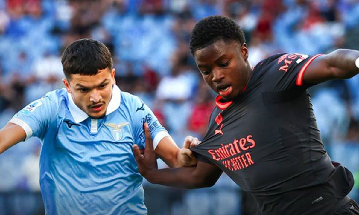 Laga Lazio melawan AC Milan berakhir imbang 2-2